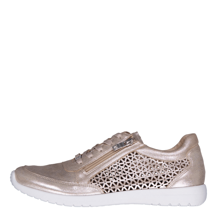 Peggy Taupe Metallic