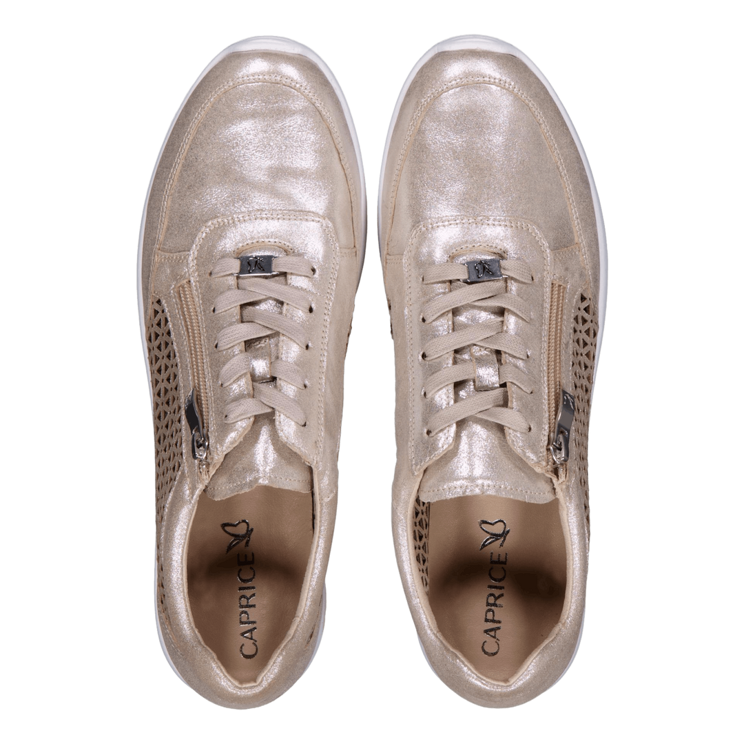 Peggy Taupe Metallic