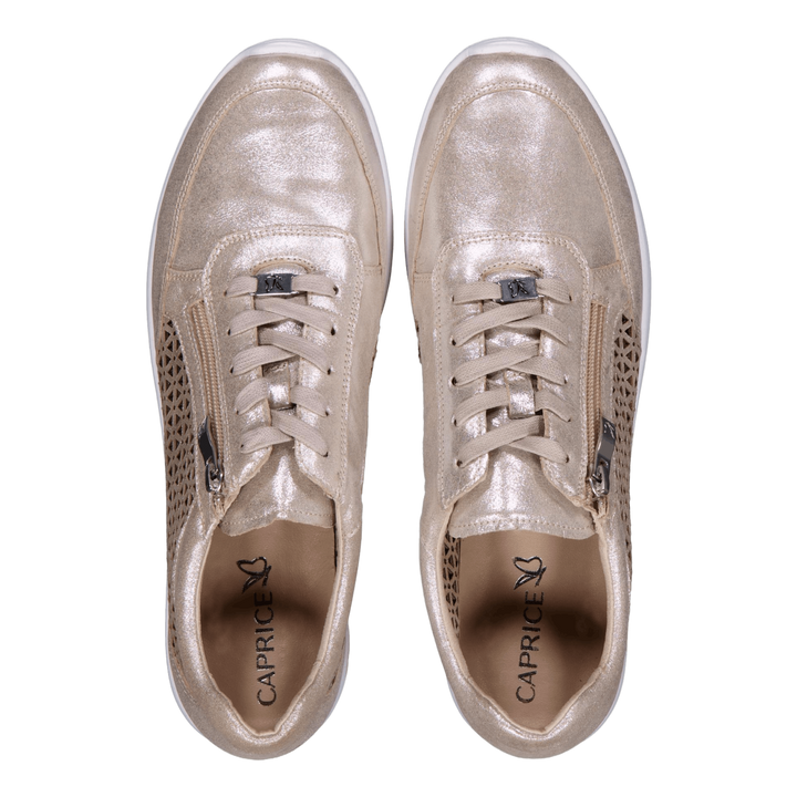 Peggy Taupe Metallic
