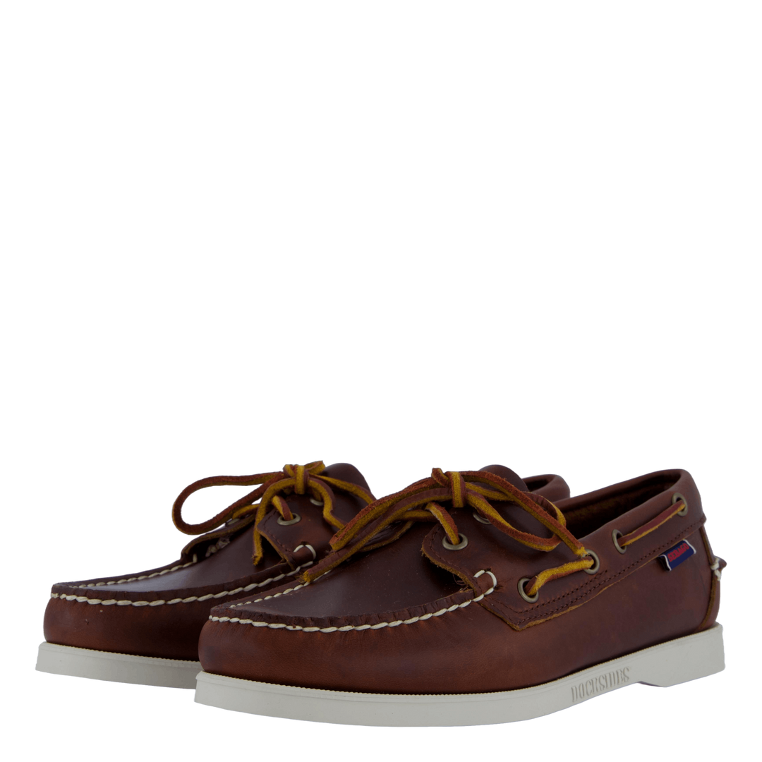 Docksides Portland Waxed W Brown