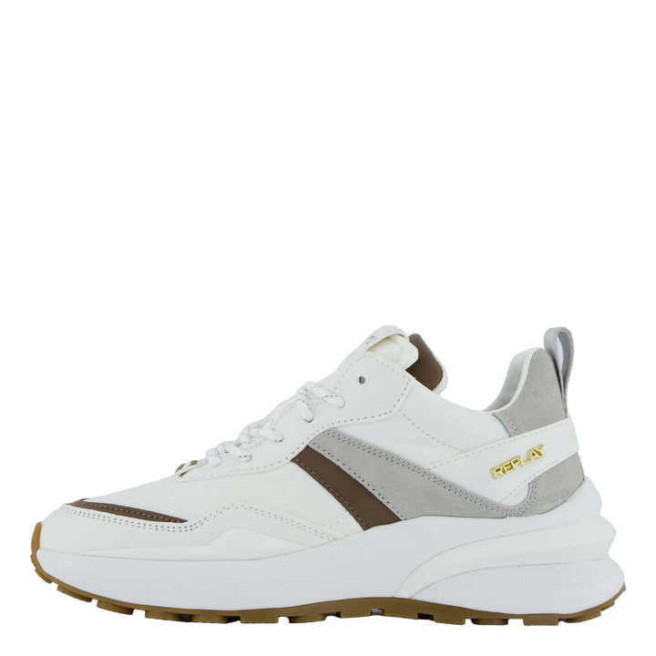 Athena Run White Brown