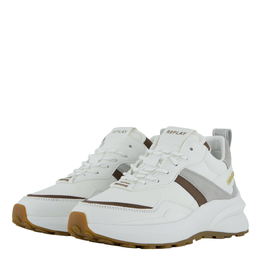 Athena Run White Brown