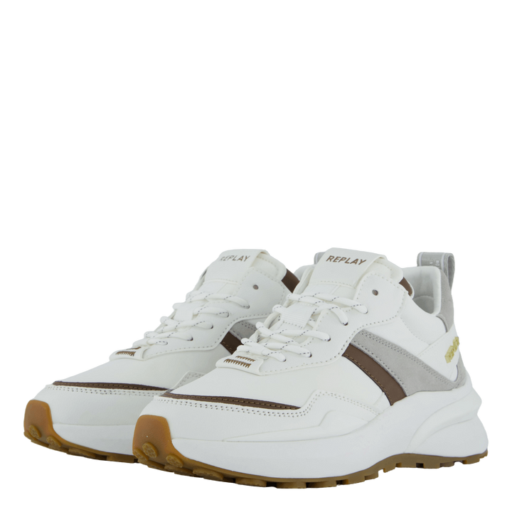 Athena Run White Brown