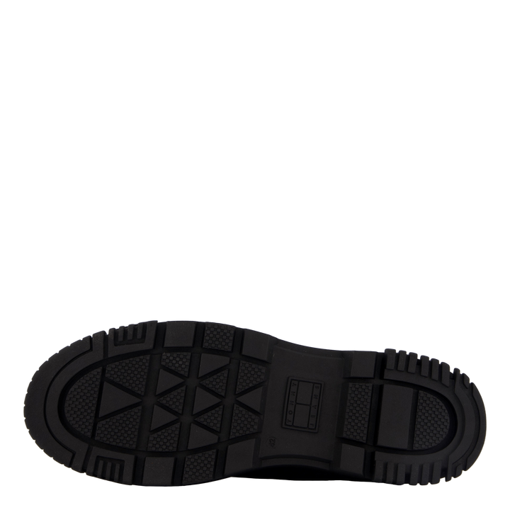 Tjw Zip  Up Flatform Nubuck Bo Black