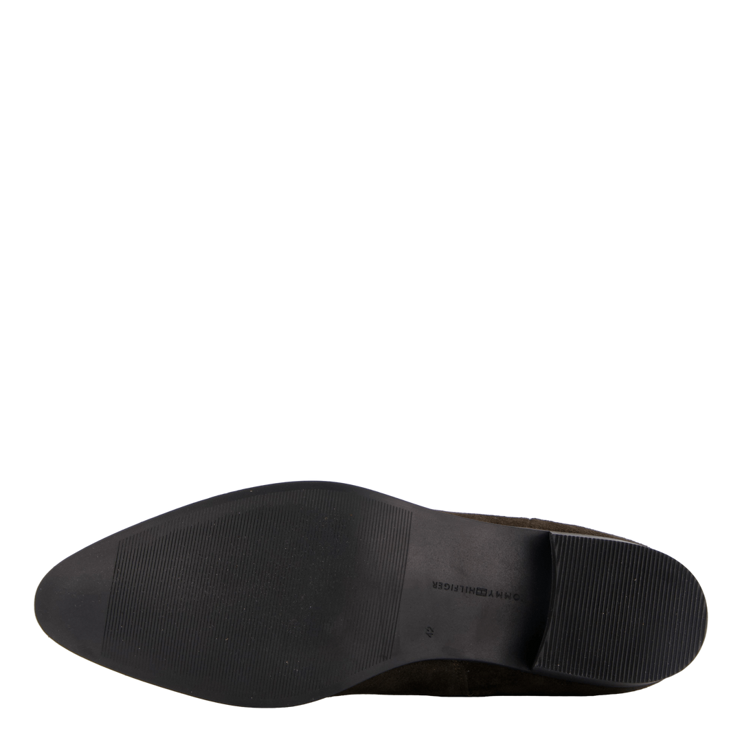 Low Cowboy Flat Suede Dark Coffee