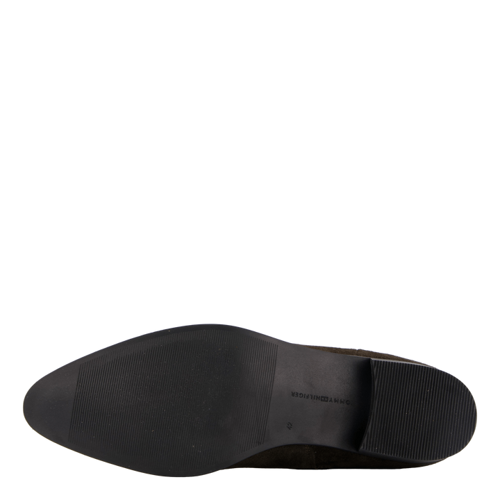 Low Cowboy Flat Suede Dark Coffee