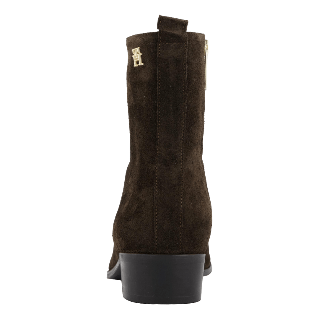 Low Cowboy Flat Suede Dark Coffee