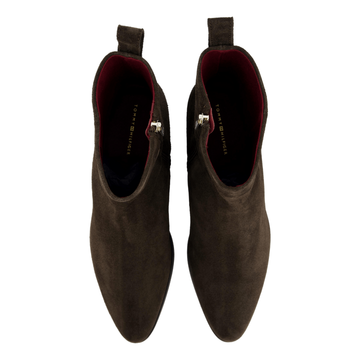 Low Cowboy Flat Suede Dark Coffee