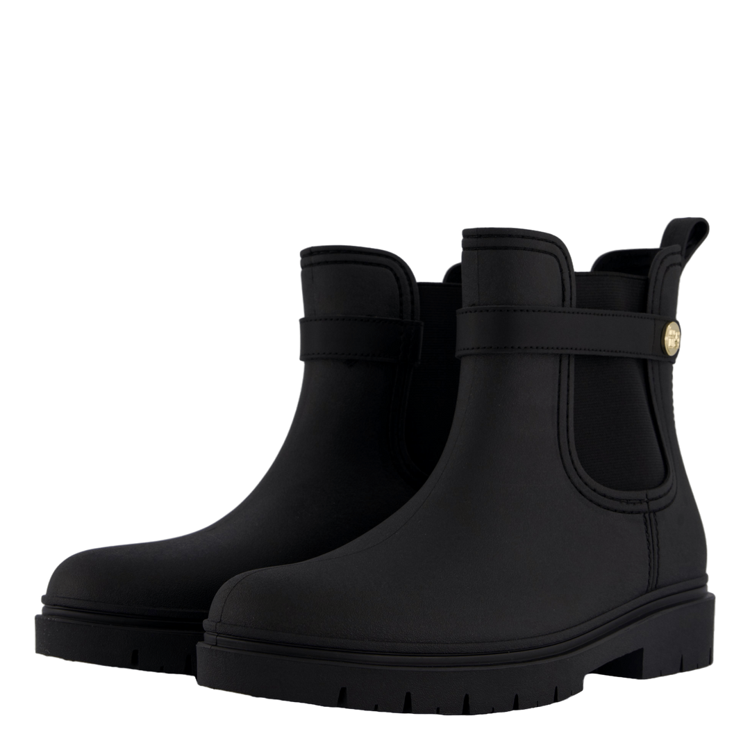 Th Stud Rubberised Rainboot Black