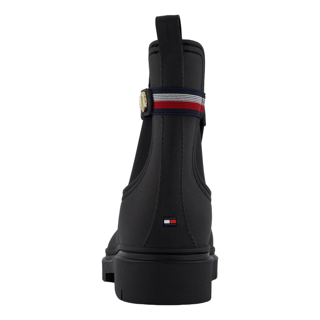 Th Stud Rubberised Rainboot Black