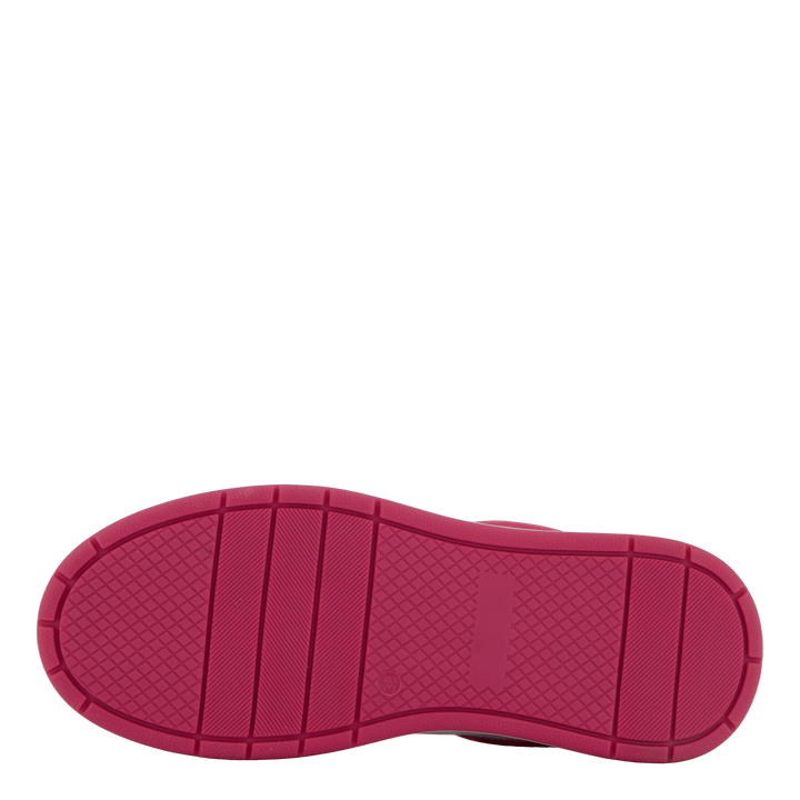 The Ella 2.0 White/fuxia Tumbled Leather