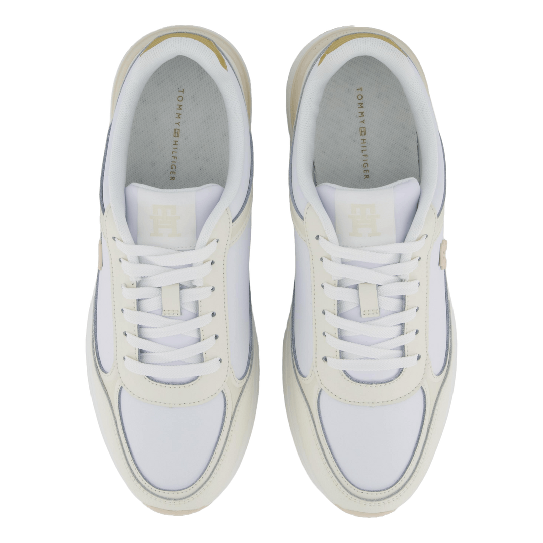 Casual Fashion Runner Lthr White