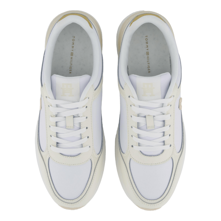 Casual Fashion Runner Lthr White