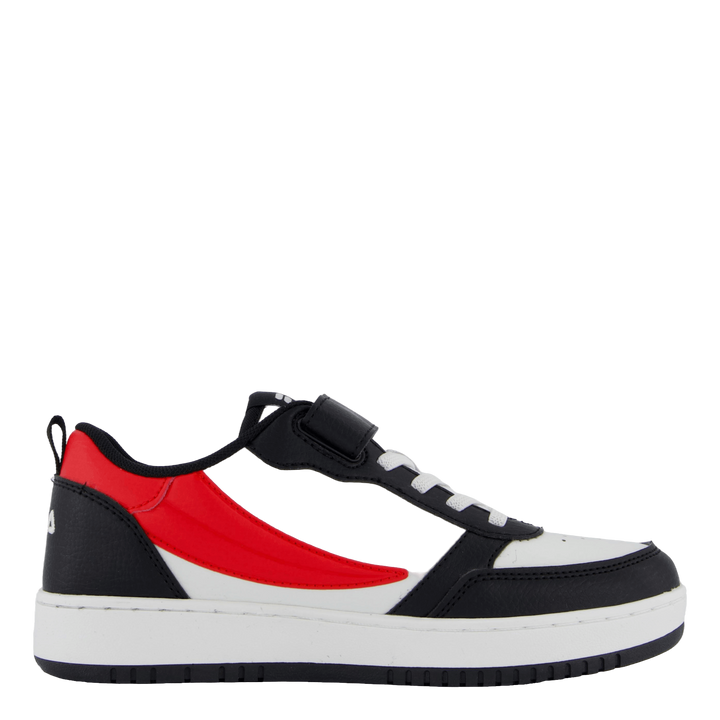 Fila Rega Nf Velcro Kids Black-fila Red
