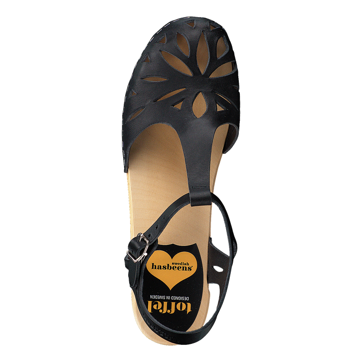 Lacy Sandal Black