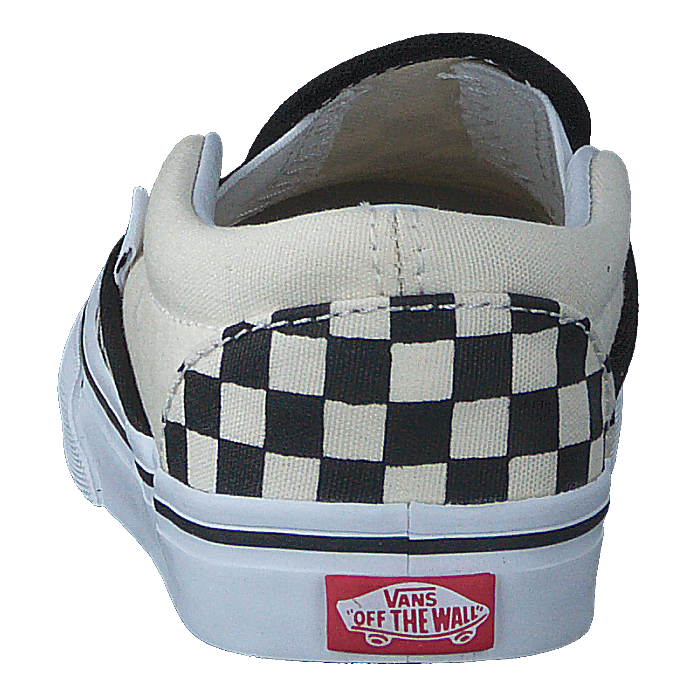 T Classic Slip-On Black And White Checker/White