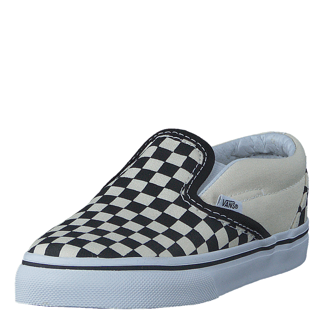 T Classic Slip-On Black And White Checker/White