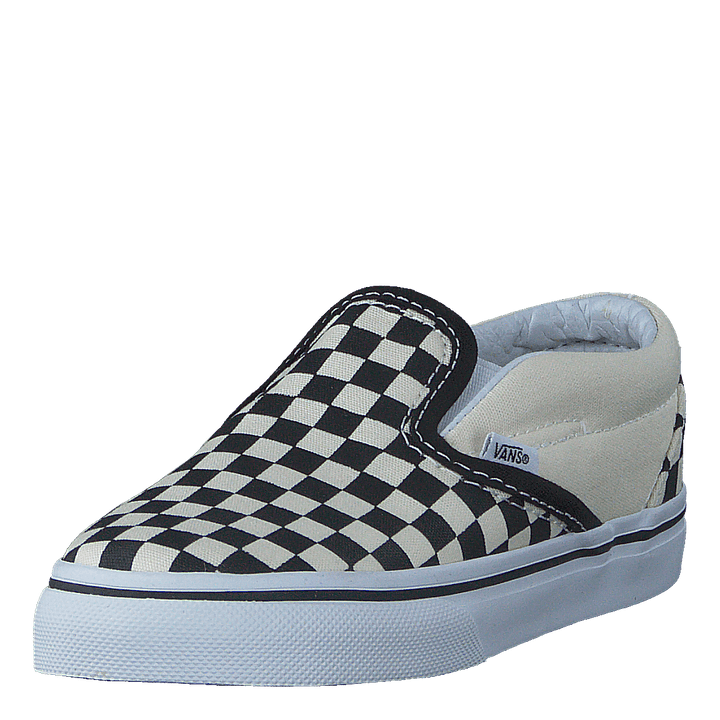 T Classic Slip-On Black And White Checker/White