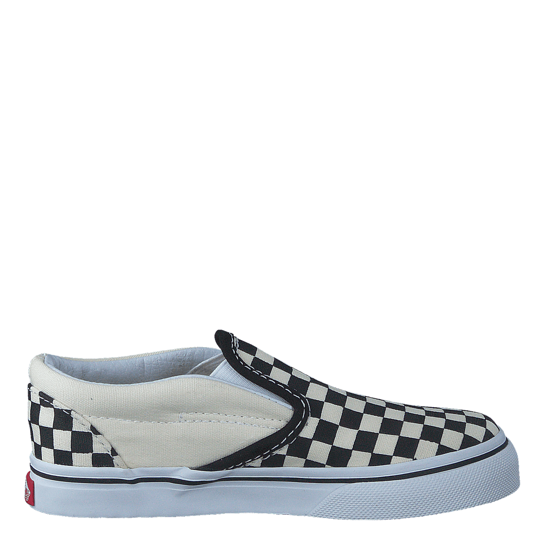 T Classic Slip-On Black And White Checker/White
