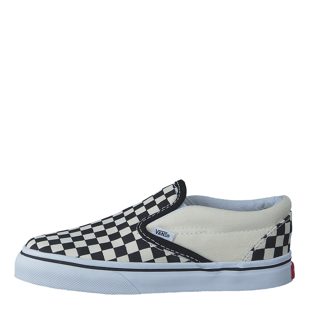 T Classic Slip-On Black And White Checker/White