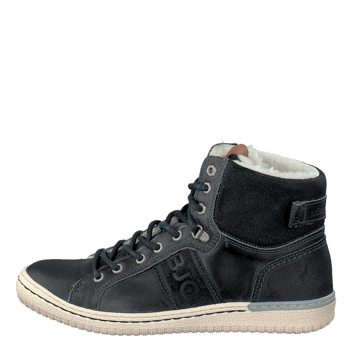Alec Mid Fur Navy