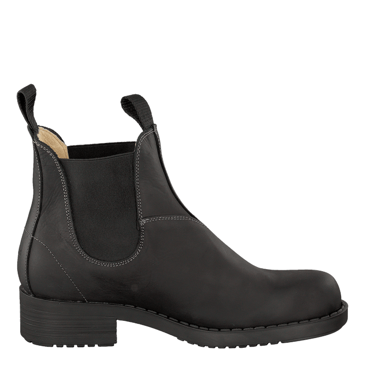 Low Elastic Chelsea Black
