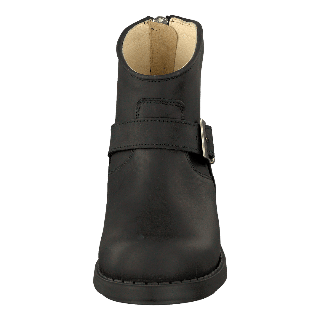 Very Low Boot Zip Back Black/Silver