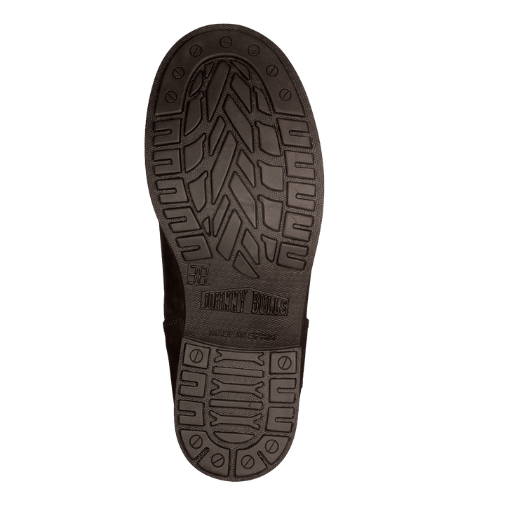 Very Low Boot Zip Back Brown/Gold