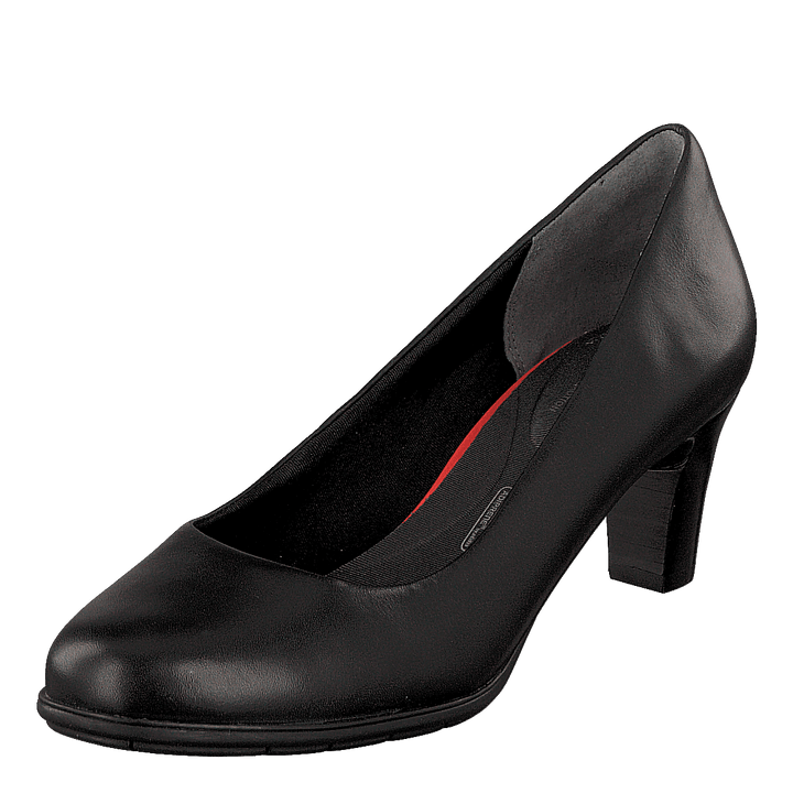 Total Motion 60Mm Heel Black Burn Calf