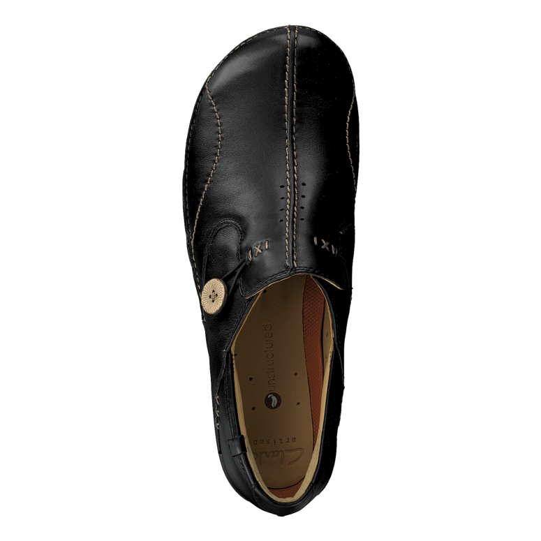 Un Loop Black Leather