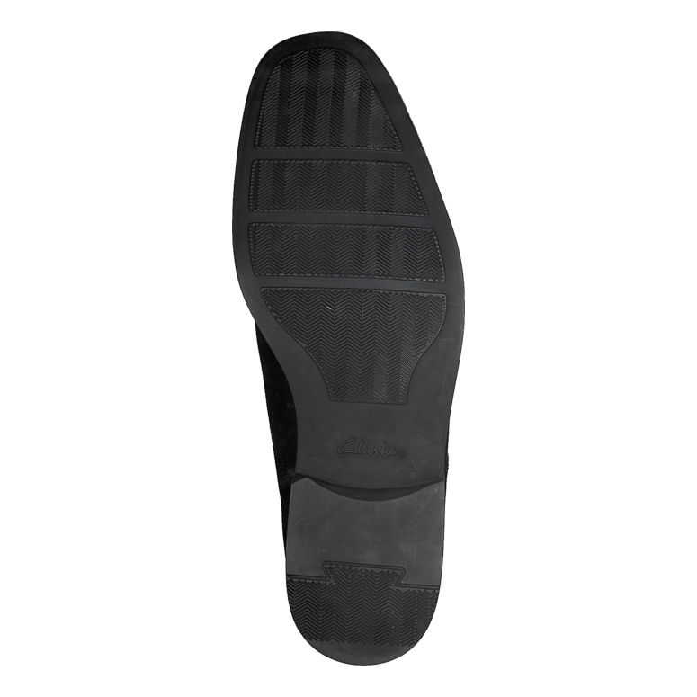 Tilden Plain Black Leather