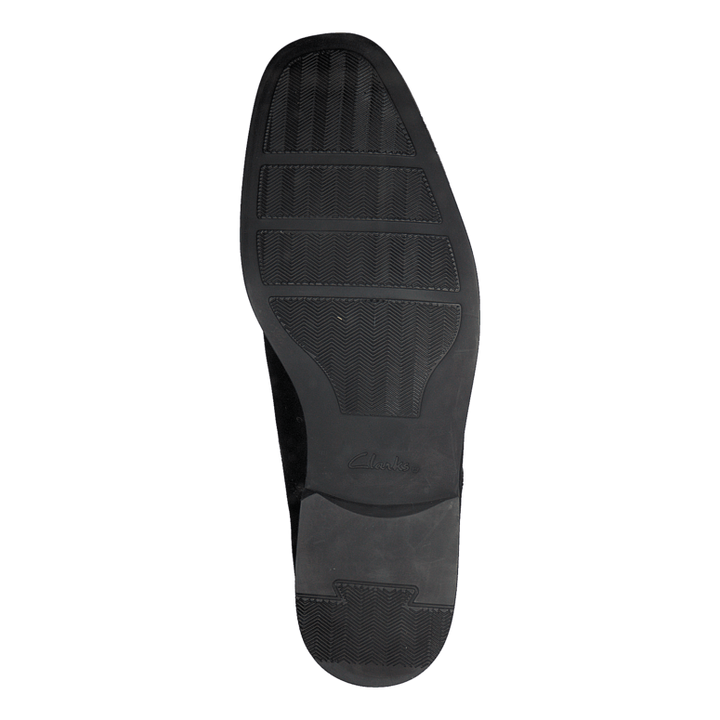 Tilden Plain Black Leather