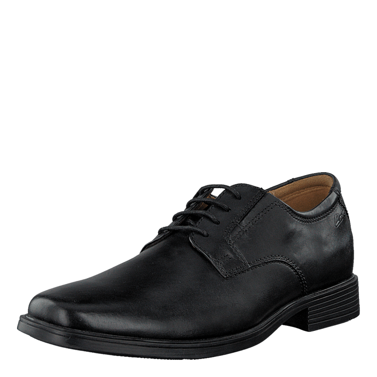 Tilden Plain Black Leather
