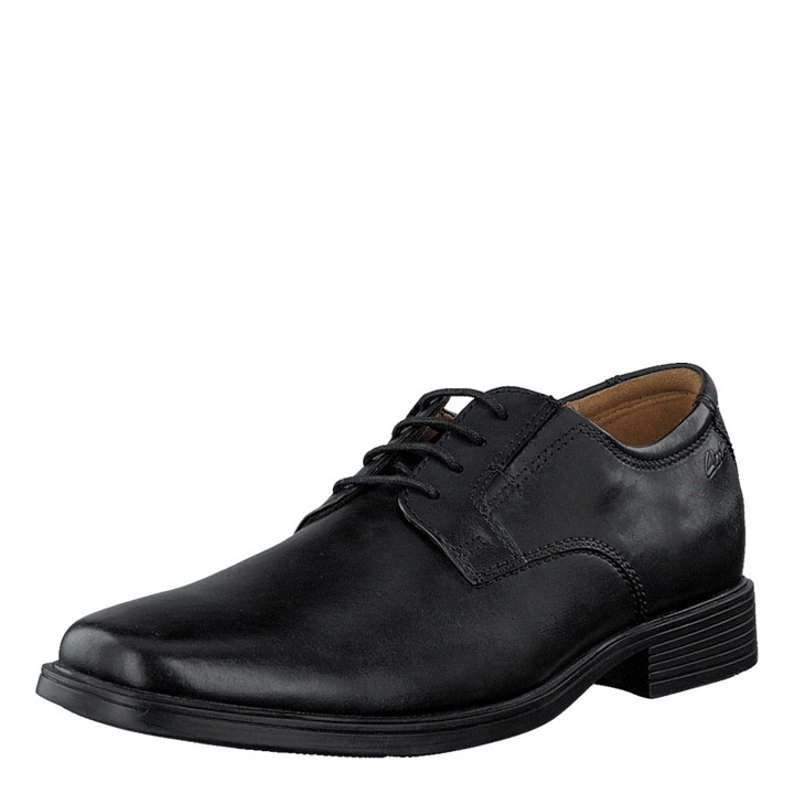 Tilden Plain Black Leather