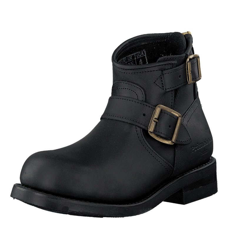 Engineer Zip Low Black Brass