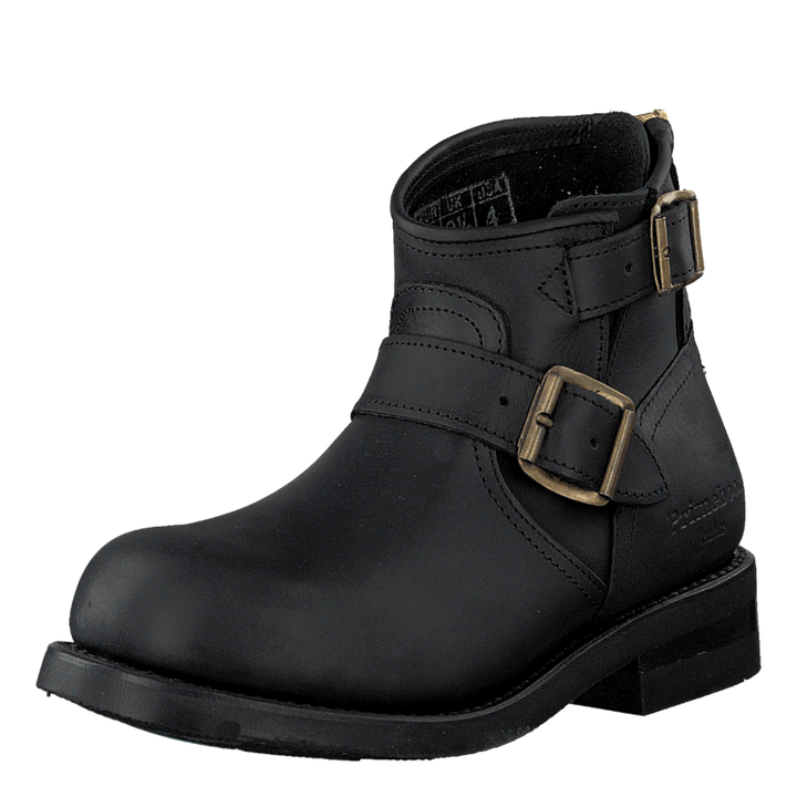 Engineer Zip Low Black Brass