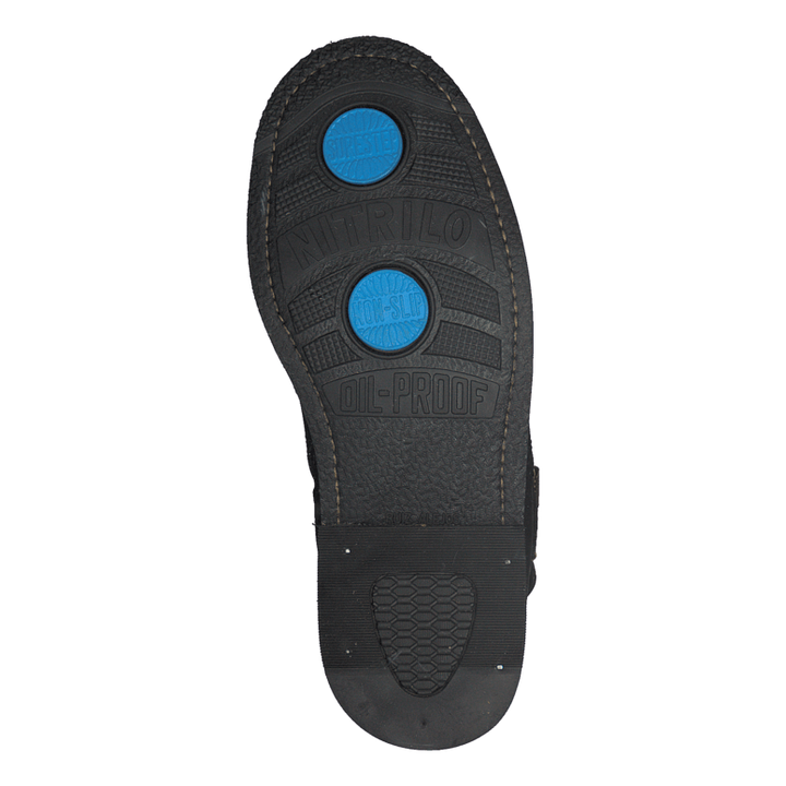 Engineer Zip Low Black Brass