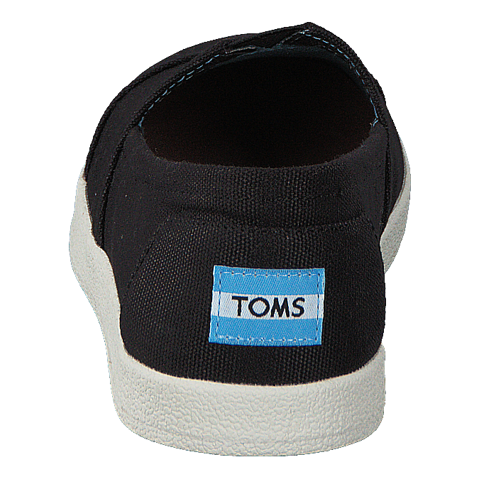 Avlon Slip-On Black Coated Canvas