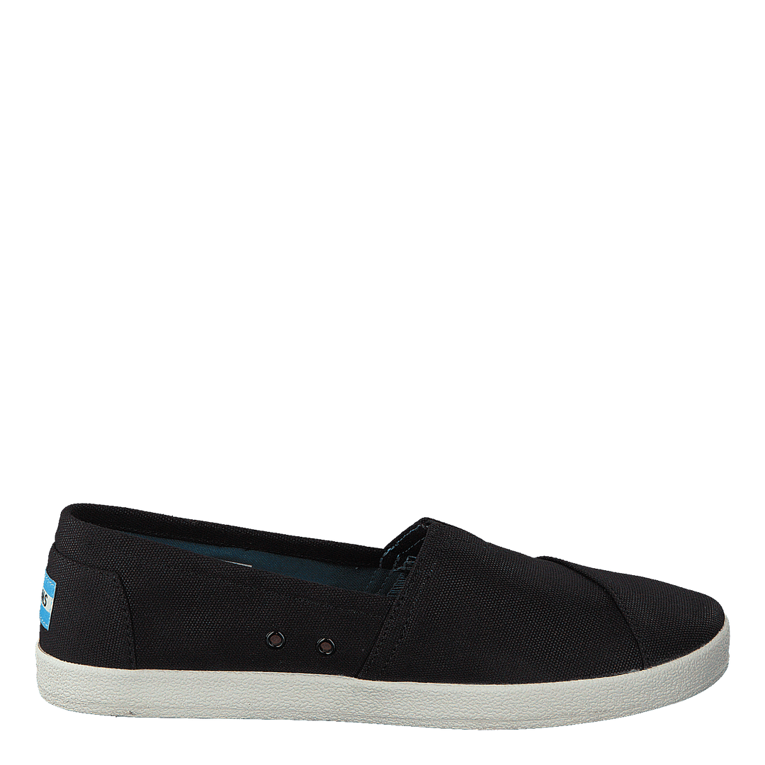Avlon Slip-On Black Coated Canvas