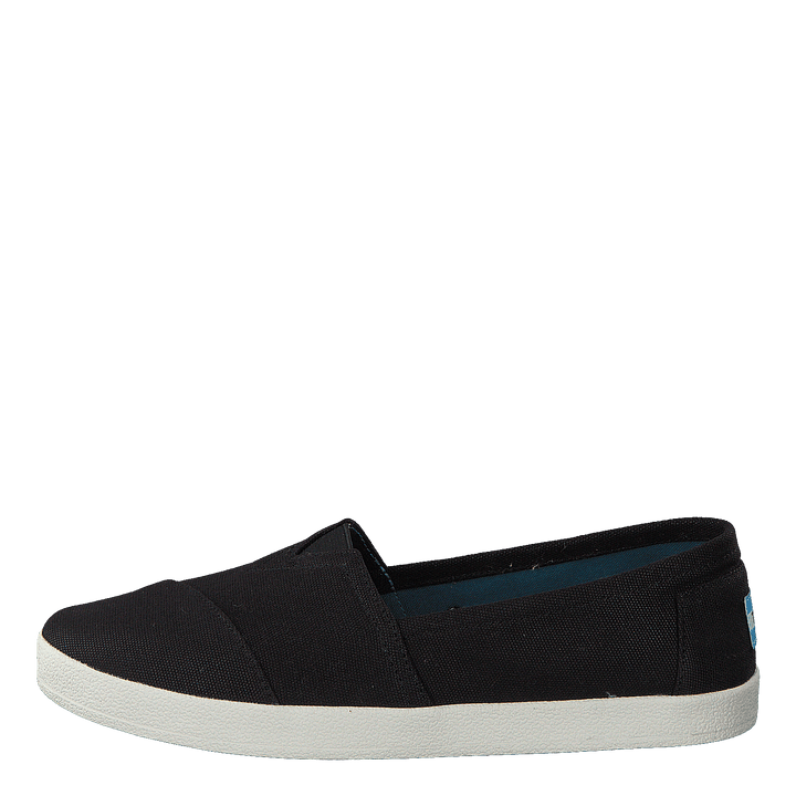 Avlon Slip-On Black Coated Canvas