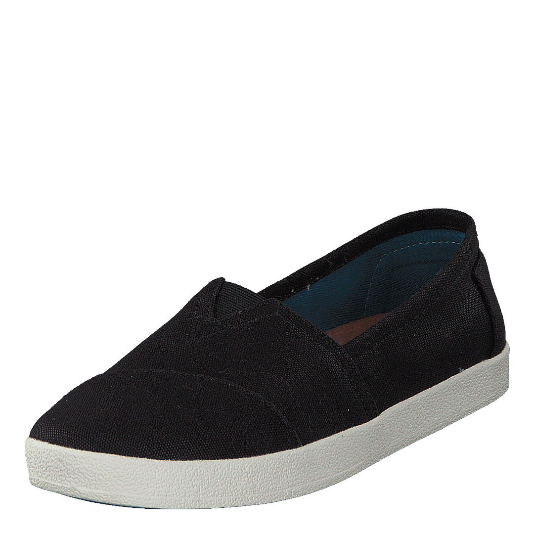 Avlon Slip-On Black Coated Canvas