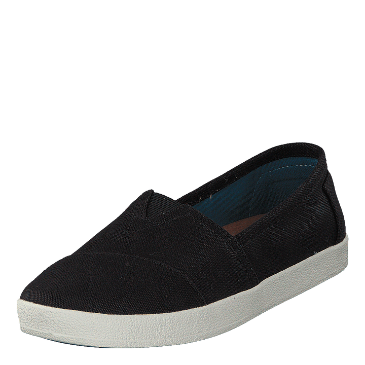 Avlon Slip-On Black Coated Canvas