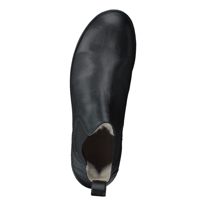 Chelsea boot with wool lining Black/Black