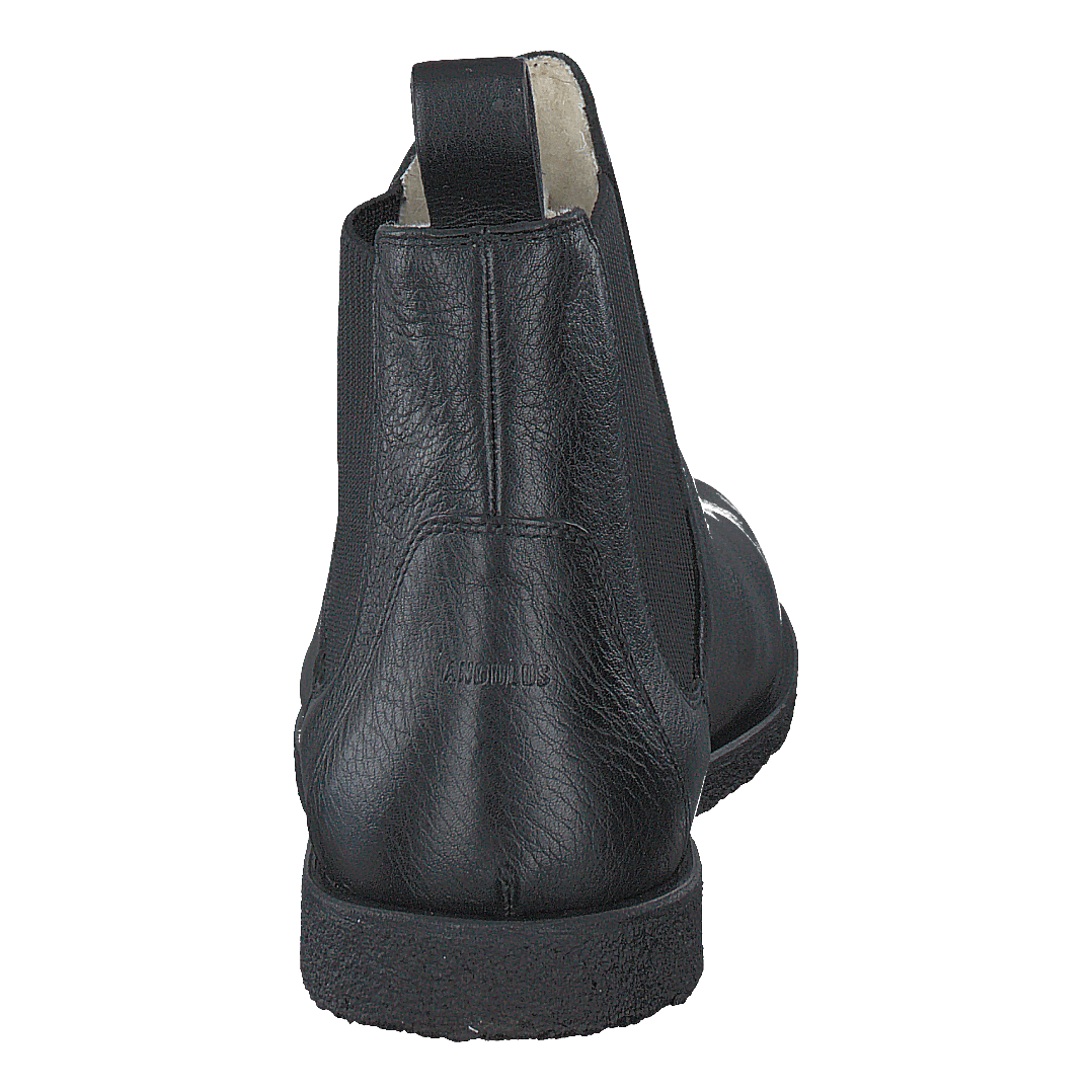 Chelsea boot with wool lining Black/Black