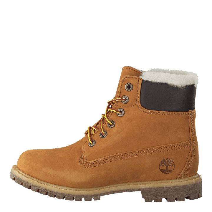 6 Inch Premium Shearling Lined Wheat Nubuck - Heppo.com