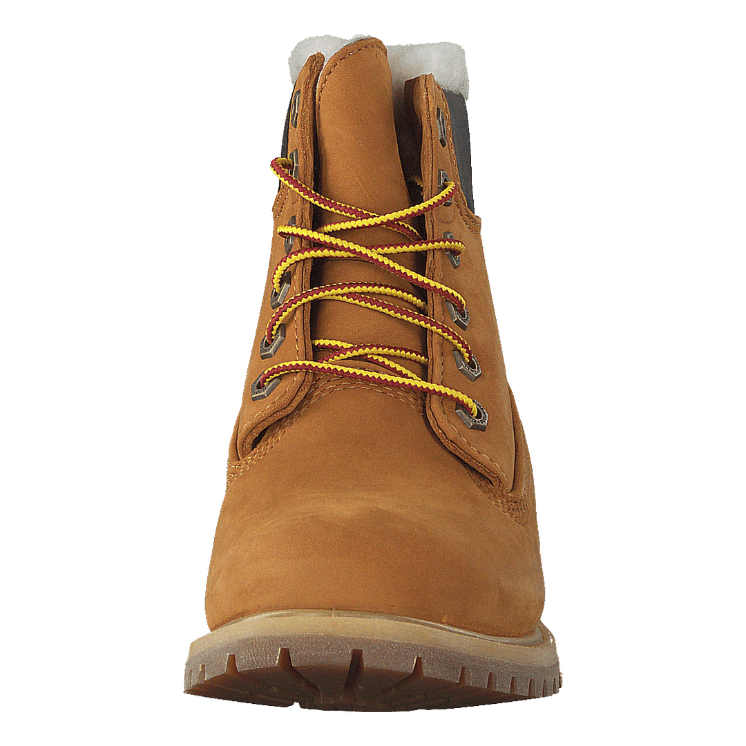 6 Inch Premium Shearling Lined Wheat Nubuck - Heppo.com