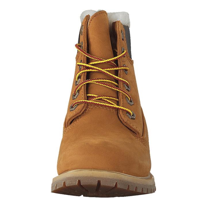 6 Inch Premium Shearling Lined Wheat Nubuck - Heppo.com