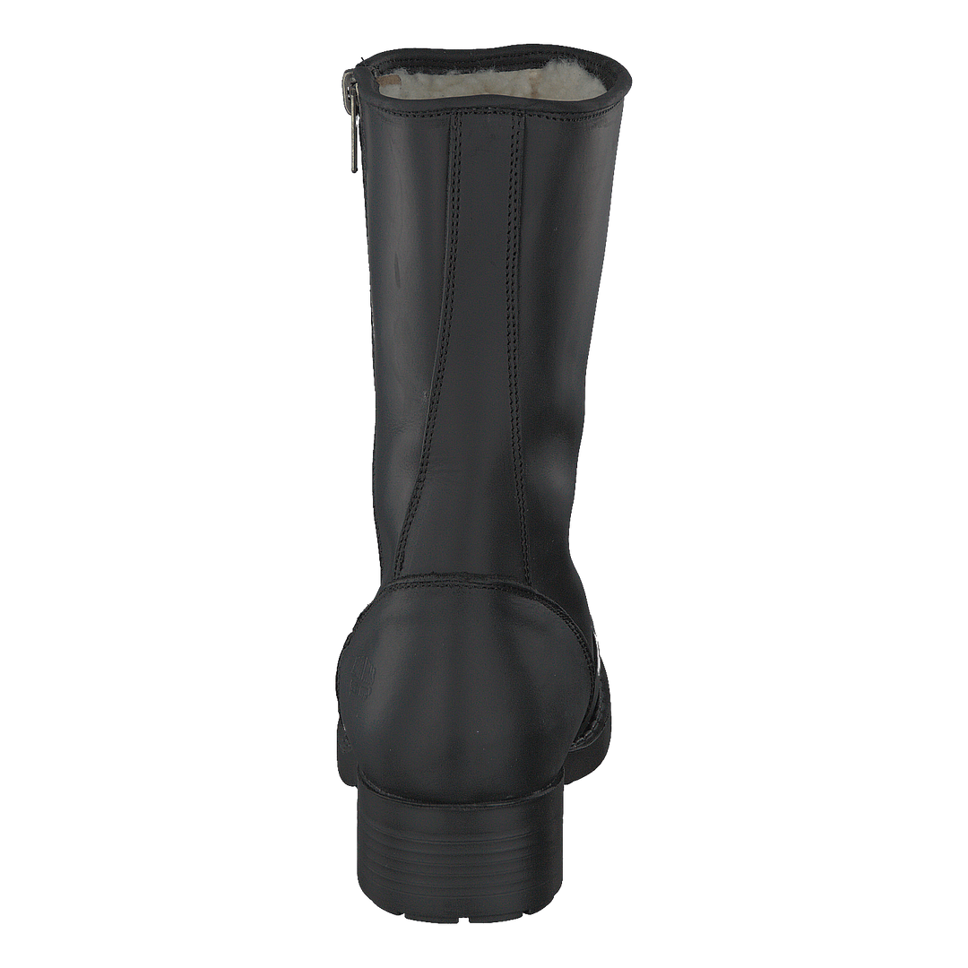 250 Mid Zip Side Black Old Silver