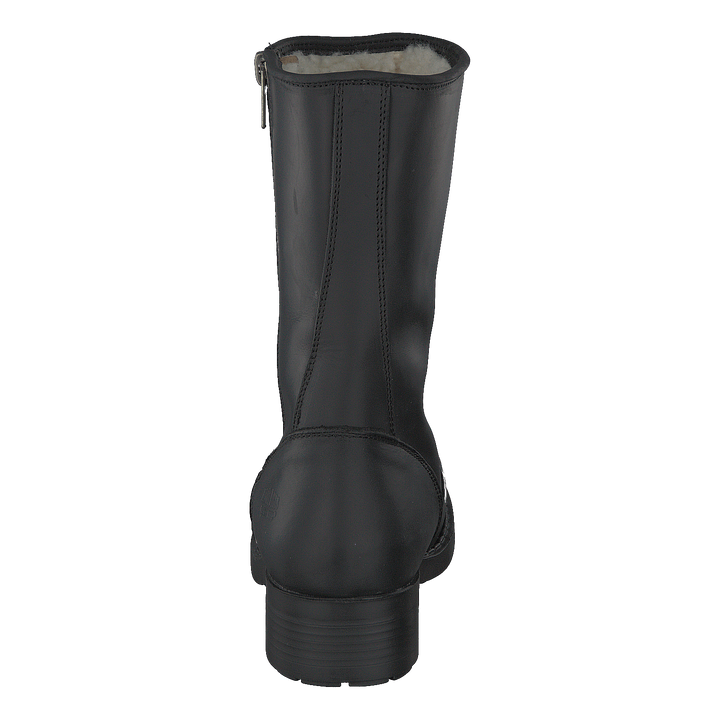 250 Mid Zip Side Black Old Silver