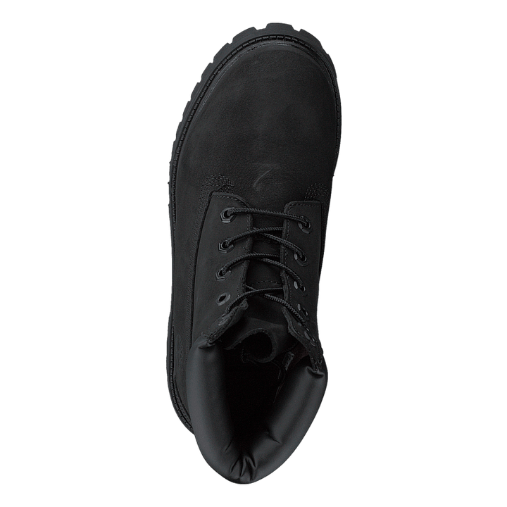 6 Inch Premium Waterproof Black Nubuck Mono